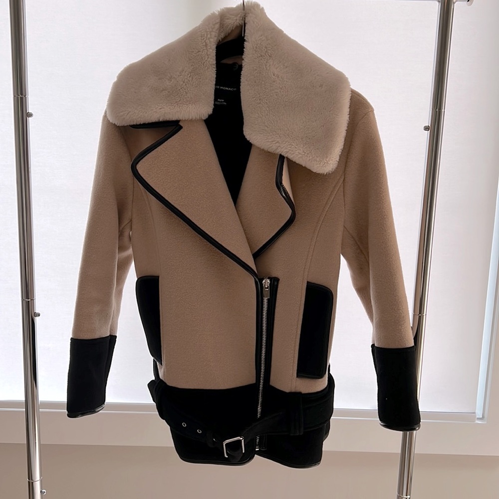 Oversized Coat with Fur